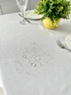 Скатерть водоотталкивающая ZAIRA GRIS 150x300 см 70% полиэстер 30% хлопок серый - изображение 5
