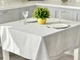 Скатерть водоотталкивающая ZAIRA GRIS 150x300 см 70% полиэстер 30% хлопок серый - изображение 8