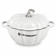 Каструля гарбуз Le Creuset чавунна каструля з кришкою Pumpkin Cocotte біла - изображение 1