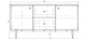 Тумба ТВ Сканді глуха ДСП 120,4x39,4x60 см Дуб Тахо/Натуральный/Белый - изображение 2