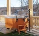 Купель на дровах Оазис 210 см | Чан с гидромассажем, джакузи и подсветкой карпатский уличный - изображение 4