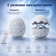 Ночник-проектор звездного неба Dragon Egg Galaxy со встроенной Bluetooth-колонкой и пультом, белый - изображение 2