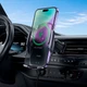 Автотримач для телефону HOCO CA202 Plus Enlightener Wireless Charging Black-Gray (6942007623469) - зображення 7