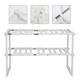 Полка-органайзер Kitchen Rack 38–70 см, регулируемый стеллаж для хранения под раковину на кухне, белый - изображение 4