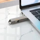 USB-флешка Hoco UD15 128GB USB 3.2 Grey (6942007611589) - зображення 6