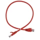 Патч-корд красный EServer UTP CAT5e 0.25м - изображение 1