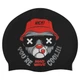 Шапочка для плавания силиконовая для взрослых MD Cool bear M057414 Черный - изображение 2