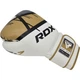 Боксерські рукавиці RDX BOXING GLOVES BGR-F7 16 унцій, біло-золотисті - зображення 5
