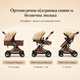 Универсальная детская коляска 2в1 хаки - изображение 3