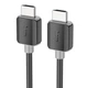 Кабель для передачи видео Hoco HDMI 2.0 male-to-male 4K 2 м Черный (US08) - изображение 2