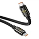 Кабель USB для зарядки и передачи данных Hoco Type-C - Type-C 1.2 м 240 Вт Черный (U143) - изображение 1