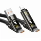 Кабель USB для зарядки и передачи данных Hoco Type-C - Type-C 1.2 м 240 Вт Черный (U143) - изображение 5
