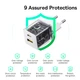 Зарядное устройство Baseus Palm Fast Charger Type-C 30 Вт с кабелем Type-C to Type-C 60 Вт 1 м Черный (P10111605113-01) - изображение 5