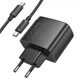 Зарядний пристрій Hoco PD 65 Вт 1x USB-C + 1x USB-A Чорний (CS63A) - зображення 1