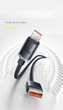 Кабель Baseus Type-C - Type-C 100 Вт 2 м Чорний (CAJY000501) - зображення 4