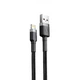 Кабель для заряджання Baseus USB - Lightning 2 м 1.5A Сірий+Чорний (CALKLF-CG1) - зображення 8