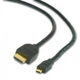 Кабель переходник Cablexpert HDMI - Micro HDMI 0,2 м Черный (A-HDMI-FD) - изображение 4