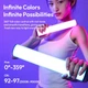 Лампа Ulanzi B15RGB 15W Tube Light LED 250x43x42,2 мм ABS Чёрная - изображение 15