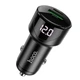 Автомобільний зарядний пристрій HOCO Z42 20W USB-A USB-C чорний - зображення 3