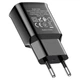 Сетевое зарядное устройство HOCO C88A 2xUSB 12W пластик черный - изображение 3