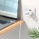 Сетевое зарядное устройство HOCO C80A Plus Rapido 20W Type-C 1 м Белый - изображение 7