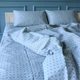 Комплект постільної білизни Mirson Полуторний 143 х 210 см 17-0975 Subtle Grid Бязь (2200013516538) - зображення 3