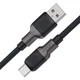 Кабель ACEFAST C10-04 USB-A to Type-C 3A 1.2 м для зарядки та передачі даних (96A447807332) - зображення 2