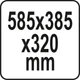 Ящик для инструментов YATO пластиковый 585 x 385 x 320 мм YT-09167 - изображение 4