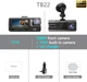 Автомобильный видеорегистратор TOTHG DVR Full HD CarDvrCam на 2 камеры - изображение 3