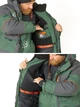 Костюм зимний Norfin DISCOVERY 3 мембранный NORTEX S серый/зеленый - изображение 4