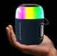 Портативная Bluetooth колонка 10 Вт 15х11х11 см для музыки Hopestar SC-02 Black - изображение 2