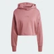 Женское худи ALL SZN French Terry 3-Stripes adidas IY6848 (XL) розовый (4067894365956) - изображение 6
