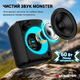 Портативная Bluetooth колонка MONSTER MUSICKBOX M171 беспроводная акустика для отдыха дома путешествий природы и заведений мощный звук Блютуз USB TF FM радио длительное время работы совместима с Android iPhone планшетами и ноутбуками - изображение 2