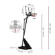 Баскетбольне кільце MovePro Регульована висота 150-305 см  QSG-S255  (5905817009824) - зображення 5