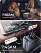 Автомобильное зарядное устройство LISEN 4в1 с выдвижными кабелями USB-C+Lightning, быстрая зарядка PD 69W - изображение 4