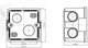 Бокс для врезного монтажа Hikvision DS-KAB86 - изображение 5