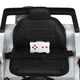 Детский электромобиль джип BAMBI Toyota Land Cruiser M 5101EBLR-1 белый, экокожа, EVA, MP3, Bluetooth, FM - изображение 8