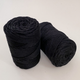 Шнур плетений YarnArt macrame cord чорний 3 мм для макраме (№750) - изображение 3