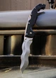 Ніж складаний Cold Steel Voyager Kris, лезо Plain Stonewashed AUS-10A, руківя Black Griv-Ex, Тайвань, CS-29AXW - изображение 8
