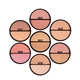 Рум'яна для обличчя компактні подвійні Instyle Twin Blush On TopFace PT353 №002 Перламутровий рожевий+персиков - изображение 3