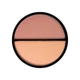 Рум'яна для обличчя компактні подвійні Instyle Twin Blush On TopFace PT353 №007 Перламутровий насичений нюд+за - зображення 4