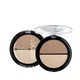 Бронзатор и хайлайтер для лица Instyle Contour & Highlighter TopFace PT262 No001 Блестящая cлоновая кость+Мат - изображение 1