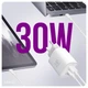 Зарядний пристрій мережевий Make 30W GaN3 Type-C PD3.0 + USB QC4.0 White (MCW-3021GWH) - зображення 2