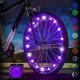 LED-підсвітка для коліс велосипеда RGB | Набір кольорових ліхтарів для видимості в темноті | Водостійкі велоліхтарі - зображення 8