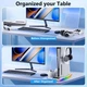 Подставка для PS5 охлаждающая зарядная станция 2 контроллера RGB вентилятор 3 USB порта держатель консоли и аксессуаров - изображение 3