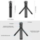 Настольный штатив подставка с поворотной ручкой Puluz PU886B для Insta360 X3/X4/X4 Air/X5/DJI Osmo 360 - изображение 3