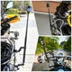 Кріплення на кермо для екшн камер Puluz PU496B з селфі-палицею 150 см та подвійними головками-крабами - зображення 8