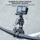 Крепление-зажим «Краб» на руль поворотное на 360° с адаптером и винтом для экшн-камер GoPro, Insta360, DJI (EDA009009101A) - изображение 3