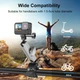 Универсальный шарнирный держатель-краб Puluz PU867B металлический Magic Arm с адаптером 1/4" для экшн камер и смартфонов - изображение 6