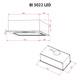 Витяжка повновбудована PERFELLI BI 5022 WH LED - изображение 11